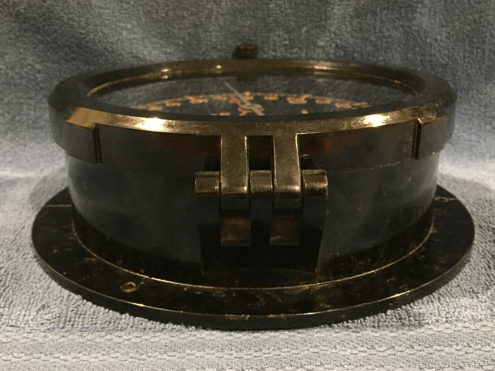 ** Fully Restored** WWII US NAVY 24HR. Chelsea Ship Clock **RARE 11E Movement**