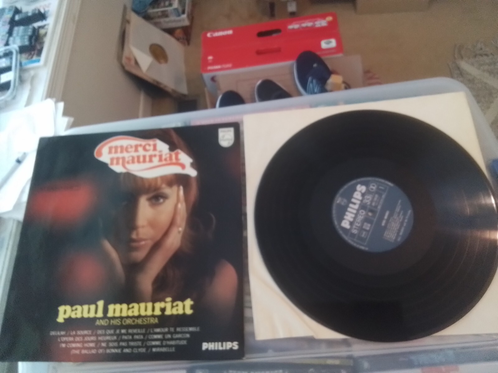 Paul Mauriat & His Orchestra MERCI MAURIAT Vinyl Record LP