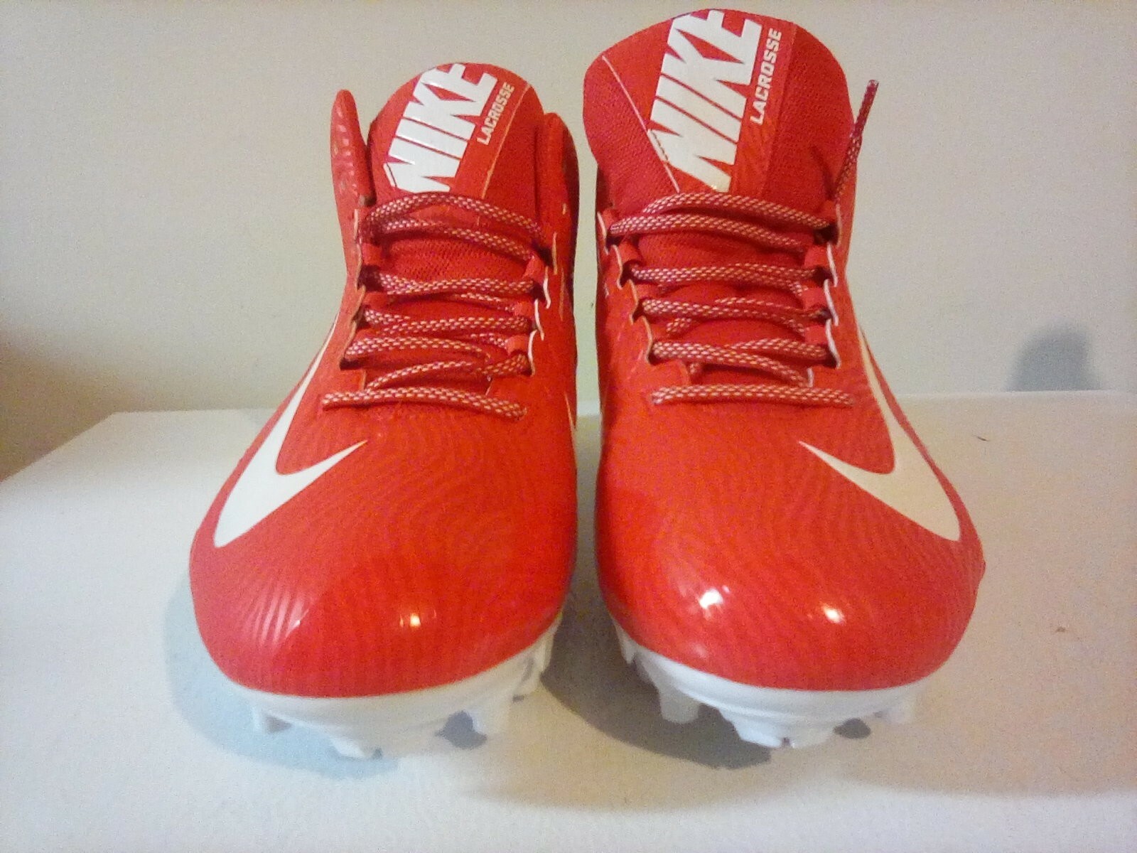 Nike Speedlax 5 807143-611 Men’s Lacrosse Cleat Challenge Red/White Sz 13 NEW!