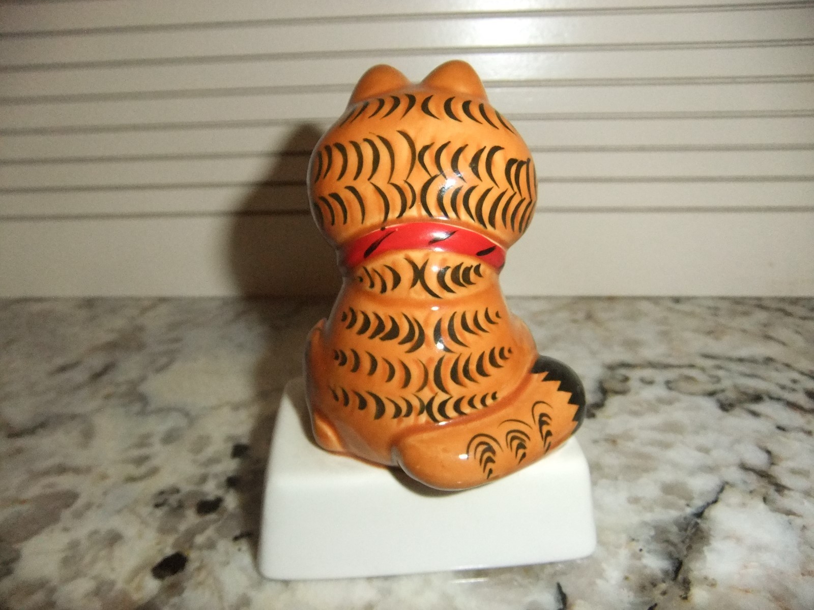 Vintage Garfield Enesco Porcelain To Dad From A Chip off the Old Block 1981 EUC