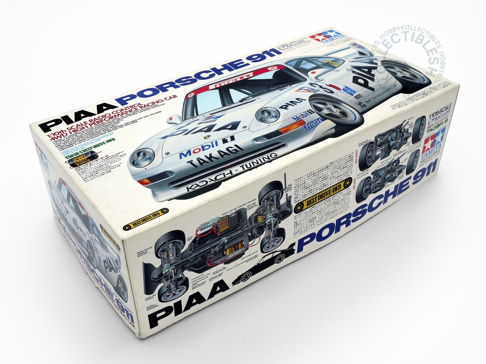 Tamiya 1/10 RC PIAA Porsche 911 #58215 Belt Drive 4WD TA03R Tamiya 1/10 RC PIAA Porsche 911 #58215 Belt Drive 4WD TA03R