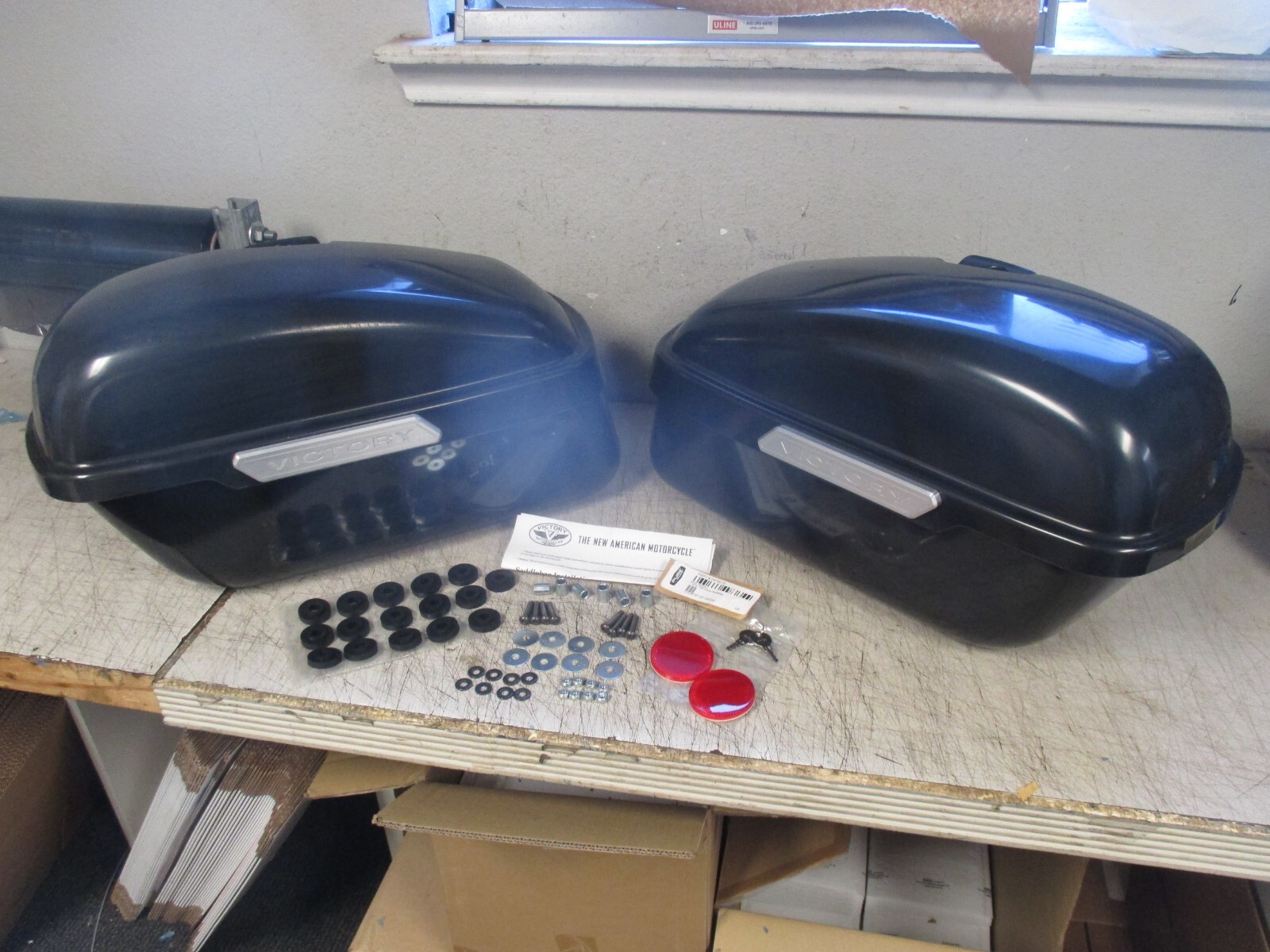 Polaris Victory OEM Hard Bag Saddle Bags Set Vegas Kingpin Polaris Victory OEM Hard Bag Saddle Bags Set Vegas Kingpin