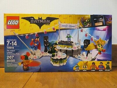 LEGO The LEGO Batman Movie 70919 The Justice League Anniversary Party, New