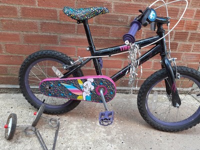 halfords tinkerbell bike