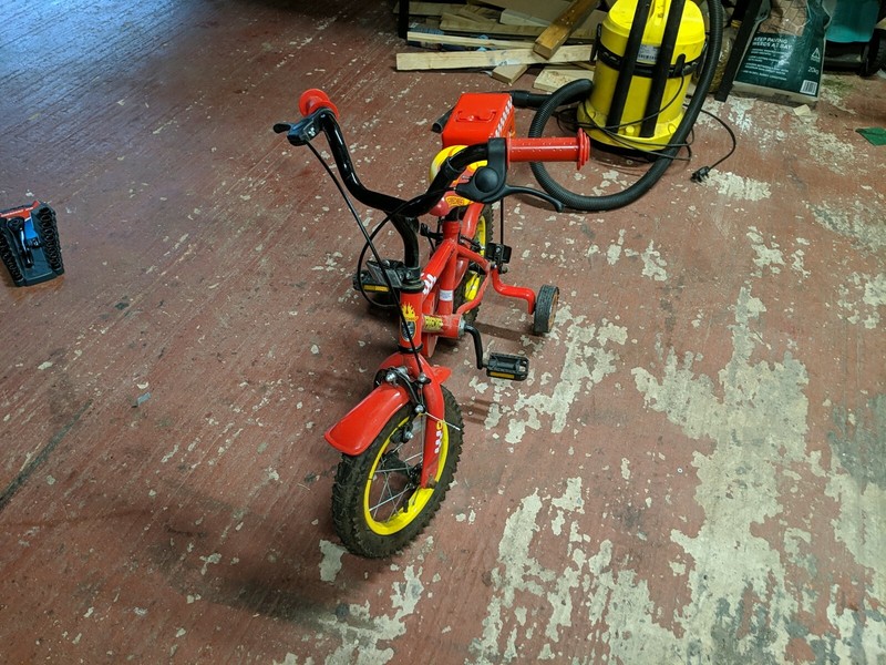12 inch fire rescue bike