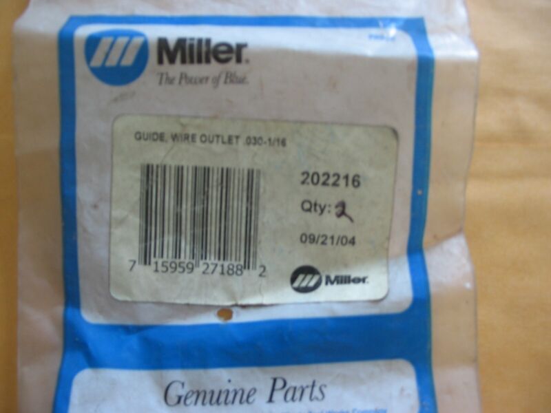 Miller welder outlet guide 202216