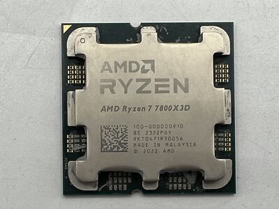 CPU AMD RYZEN 7 7800X3D CPU AMD Ryzen 7 7800X3D 4.2GHz 8 Core 16 Thread Gaming Desktop