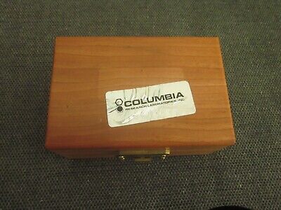 Columbia Model 8701 Piezoelectric Accelerometer With Wooden Case