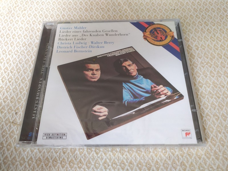 Mahler :  Lieder - Ludwig, Berry, Fischer-Dieskau - Bernstein - 2cd Sony New