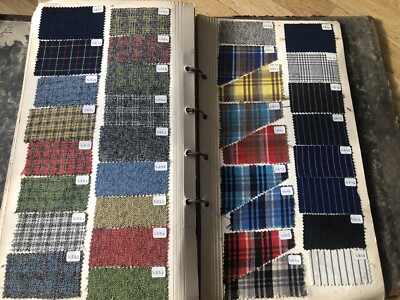 Livre d archive textile de lainage du début du 20e siècle