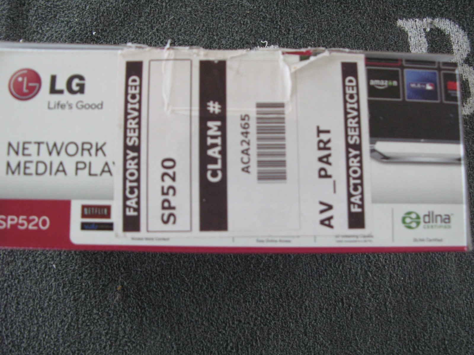 Factory Refurb Network Media Player LG SP520 Smart TV