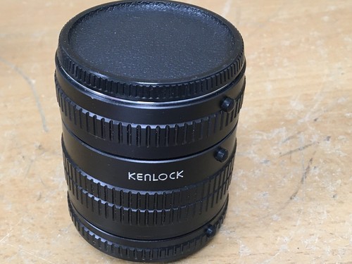 Kenlock Macro Extension Tubes 12/20/36mm Set for Canon FD Lenses