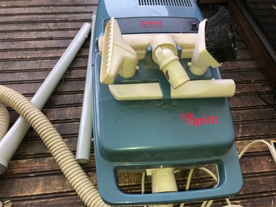 Vintage Hoover Spirit Canister Vacuum Cleaner Attachments Tested Works S3299-031