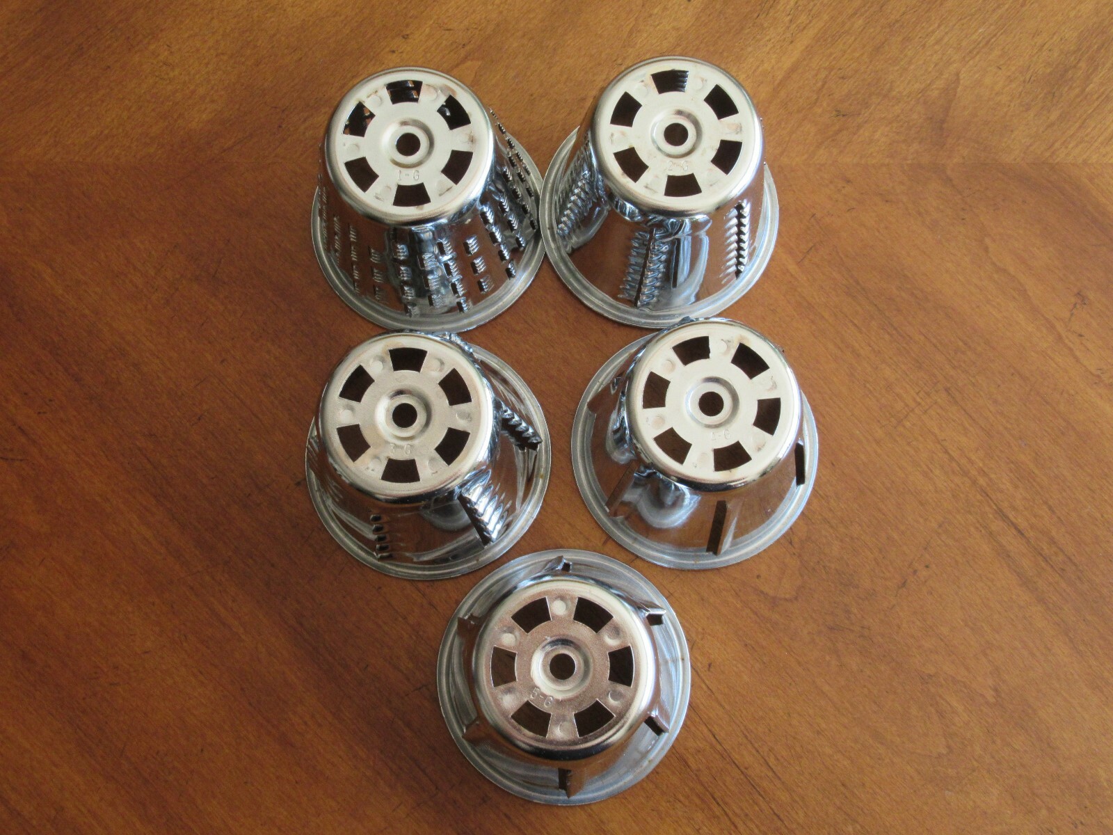 5 Cones For Saladmaster King Kutter Manual Food Processor Replacement Part 1G-5G