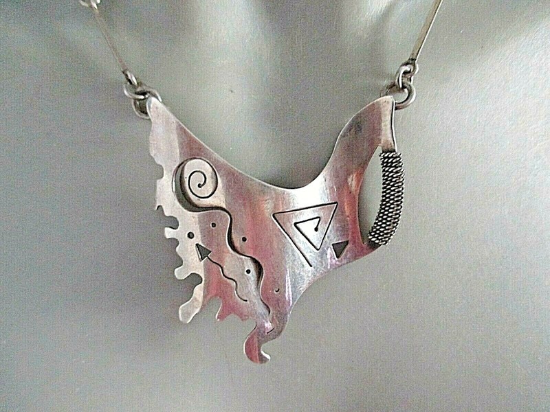 Silber Collier Â° 925 / 1000 Â° Tc-96 Â° Mexico Â° Silberkette Â° Silberschmuck Â°