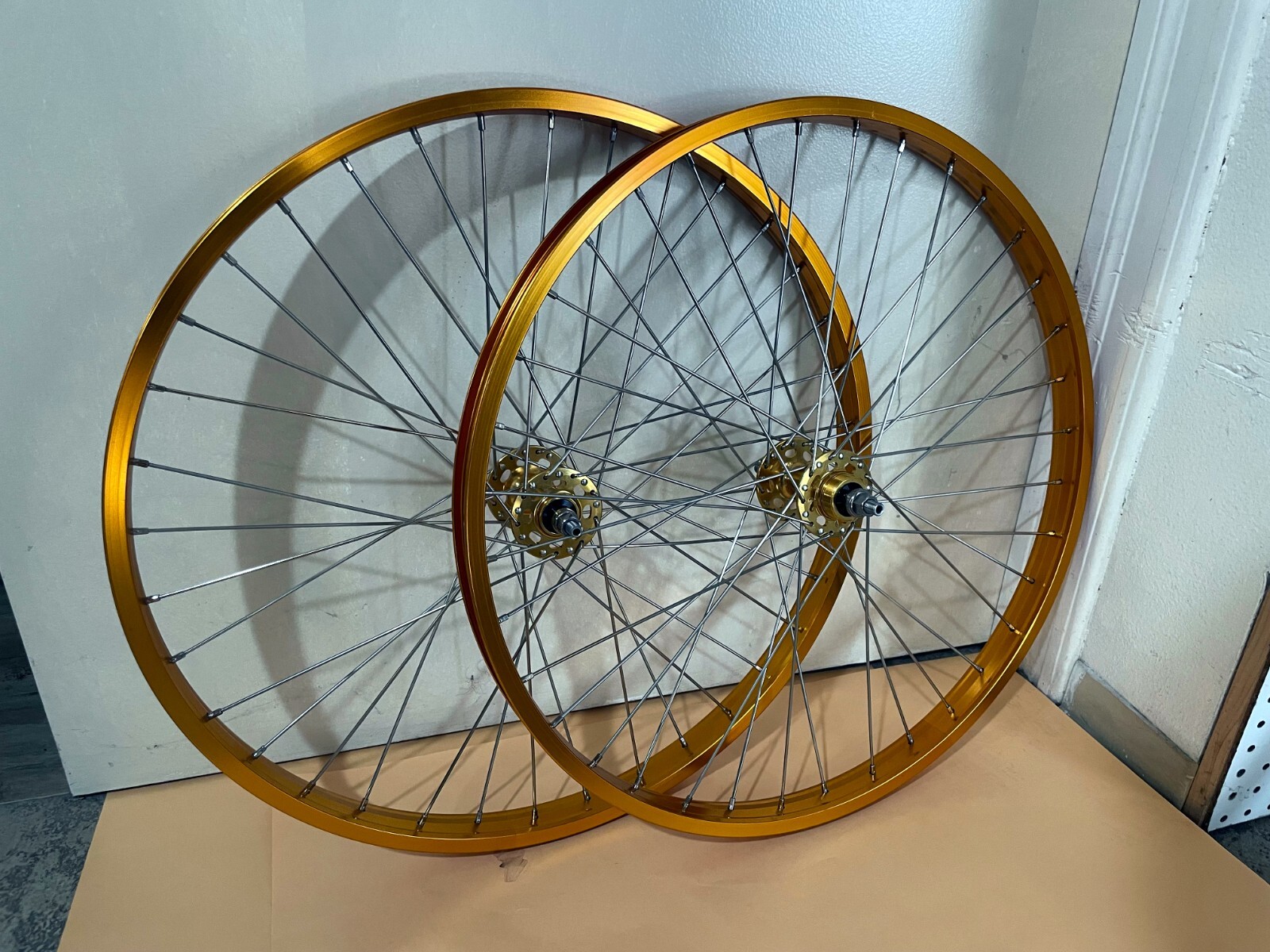 クロスチェーンリング シルバー アルミ old bmx