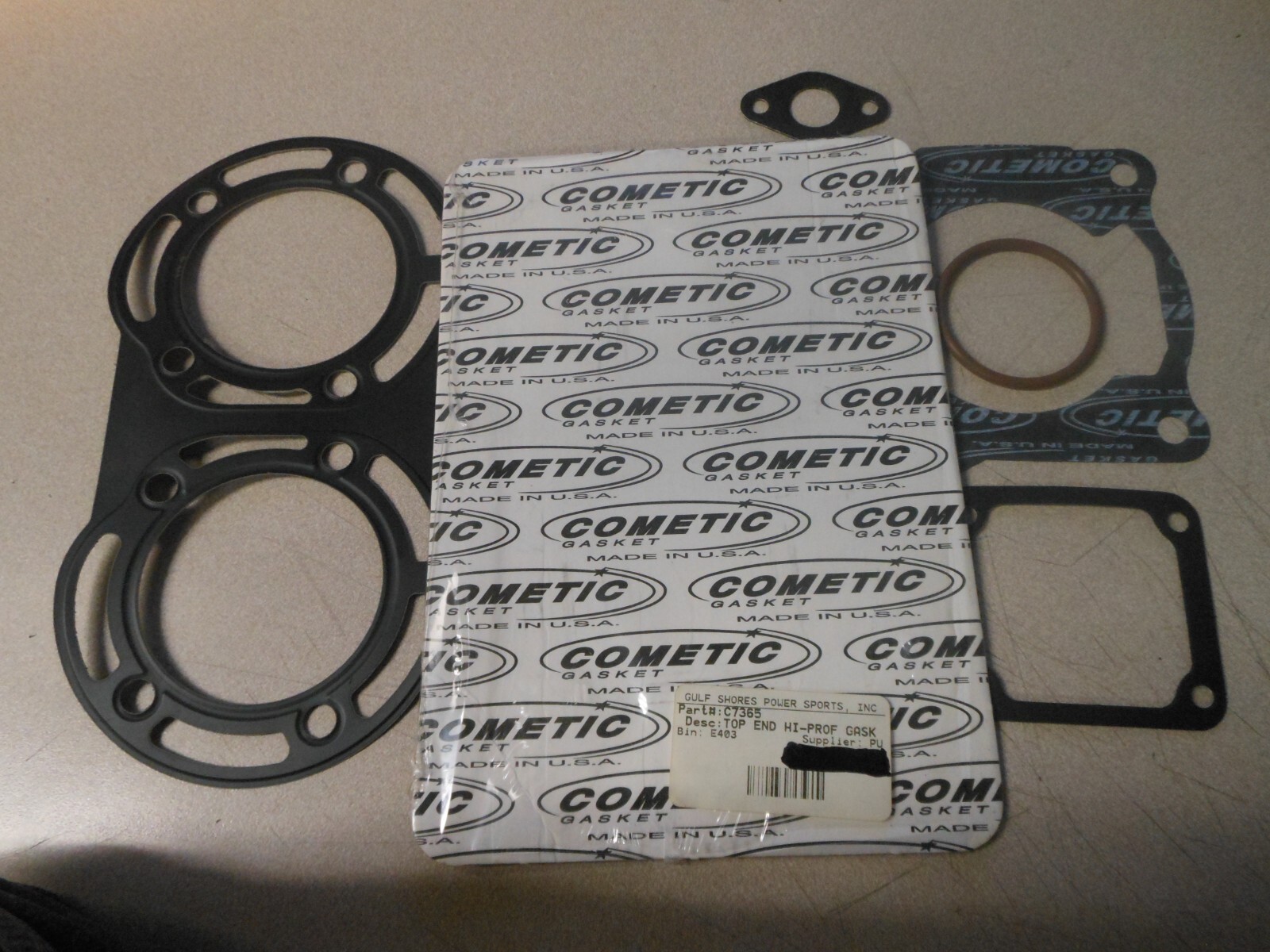 NOS Cometic 66.5MM ATV Gasket Kit Fits: Yamaha 1987-2006 NOS Cometic 66.5MM ATV Gasket Kit Fits: Yamaha 1987-2006