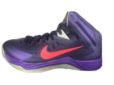 Nike Zoom Hyperquickness Purple Red Black Grey Size 11.5 Basketball New In Box