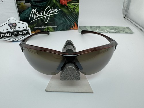 Pre-owned Maui Jim Hot Sands Mj 426-26 Rootbeer W/ Hcl Bronze Polarized Sunglasses