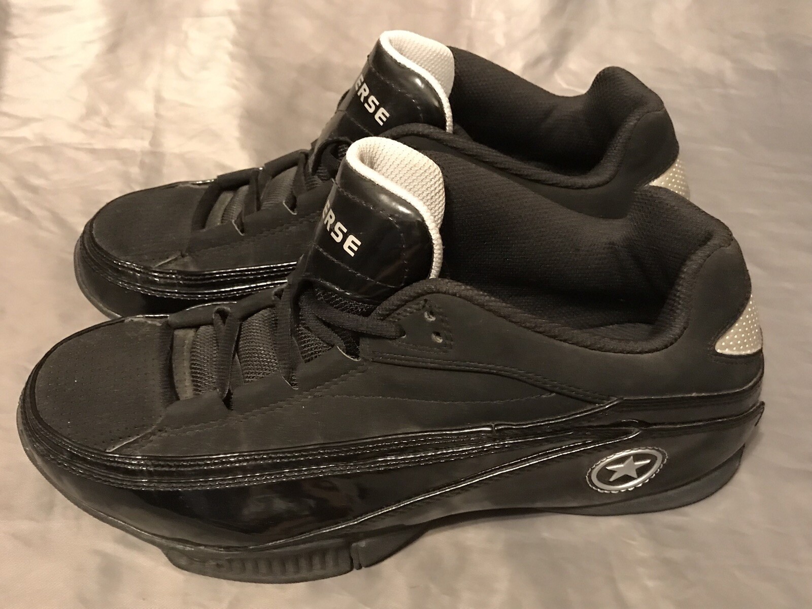 Mens Converse Black Basketball Mid Top 
