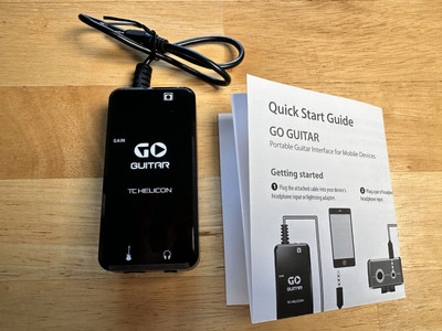TC-Helicon GO GUITAR Portable Guitar Interface for Mobile Devices