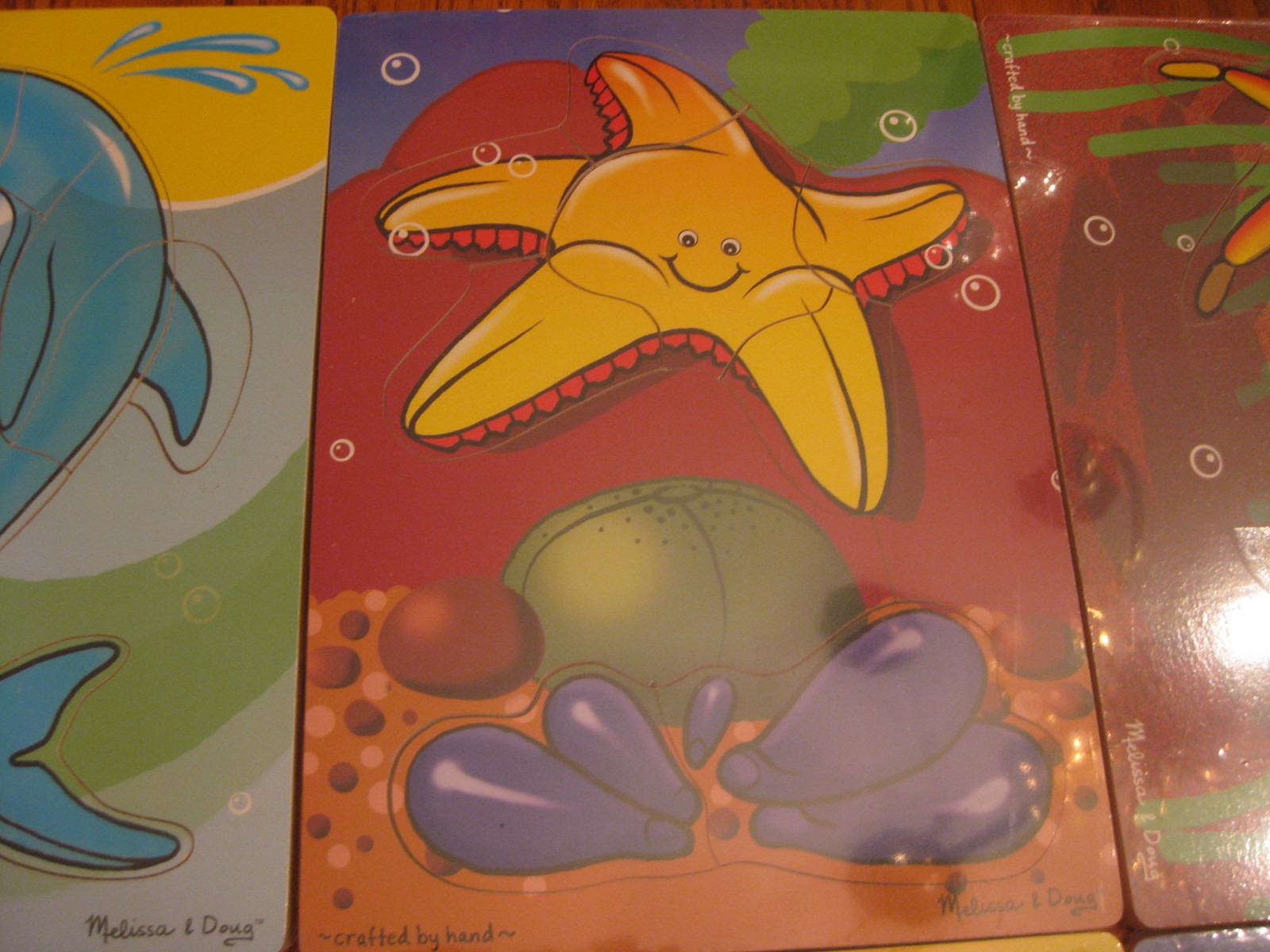 Melissa and Doug Sea Life Puzzle Set - 6 puzzles - NEW