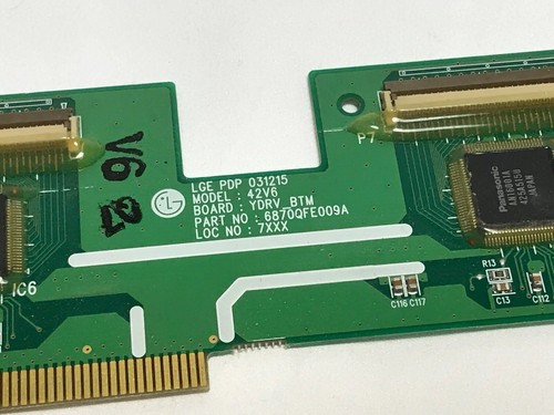 LG PDP031215 42V6 6870QFE009A 6870QDE009A SET OF BUFFERS 42V6