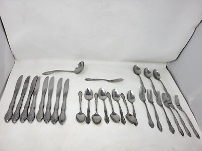 Lot of 27 Oneida Berkeley Square Stainless Steel Flatware