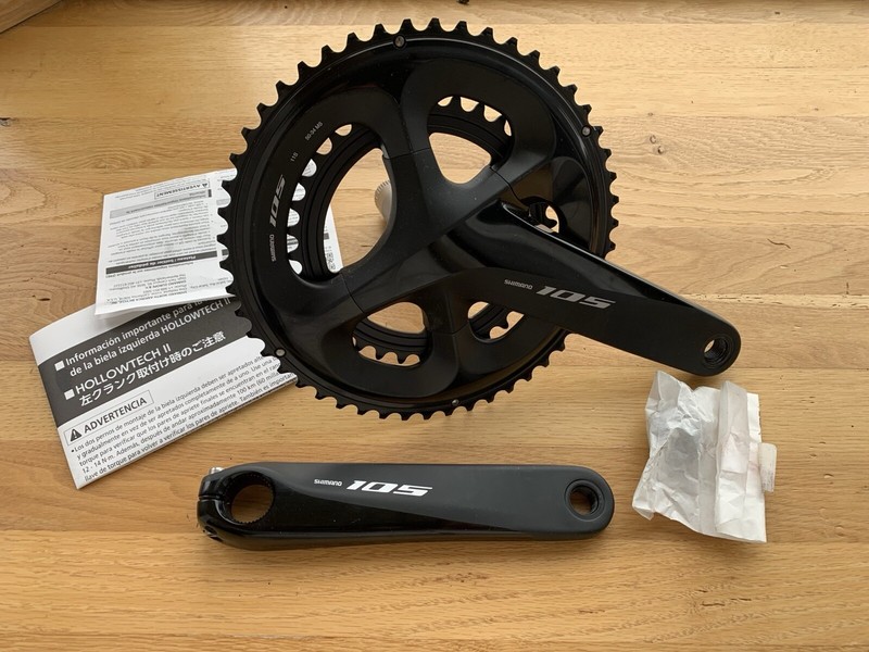 Shimano 105 FC-R7000 170 mm 50/34 Road Crankset 2x11 Speed Hollowtech