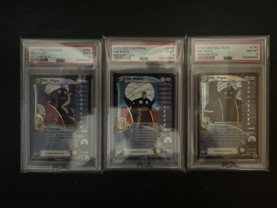Score Dragonball Z Ccg Mr. Popo Colossal Redemption 1-3 PSA 9 8