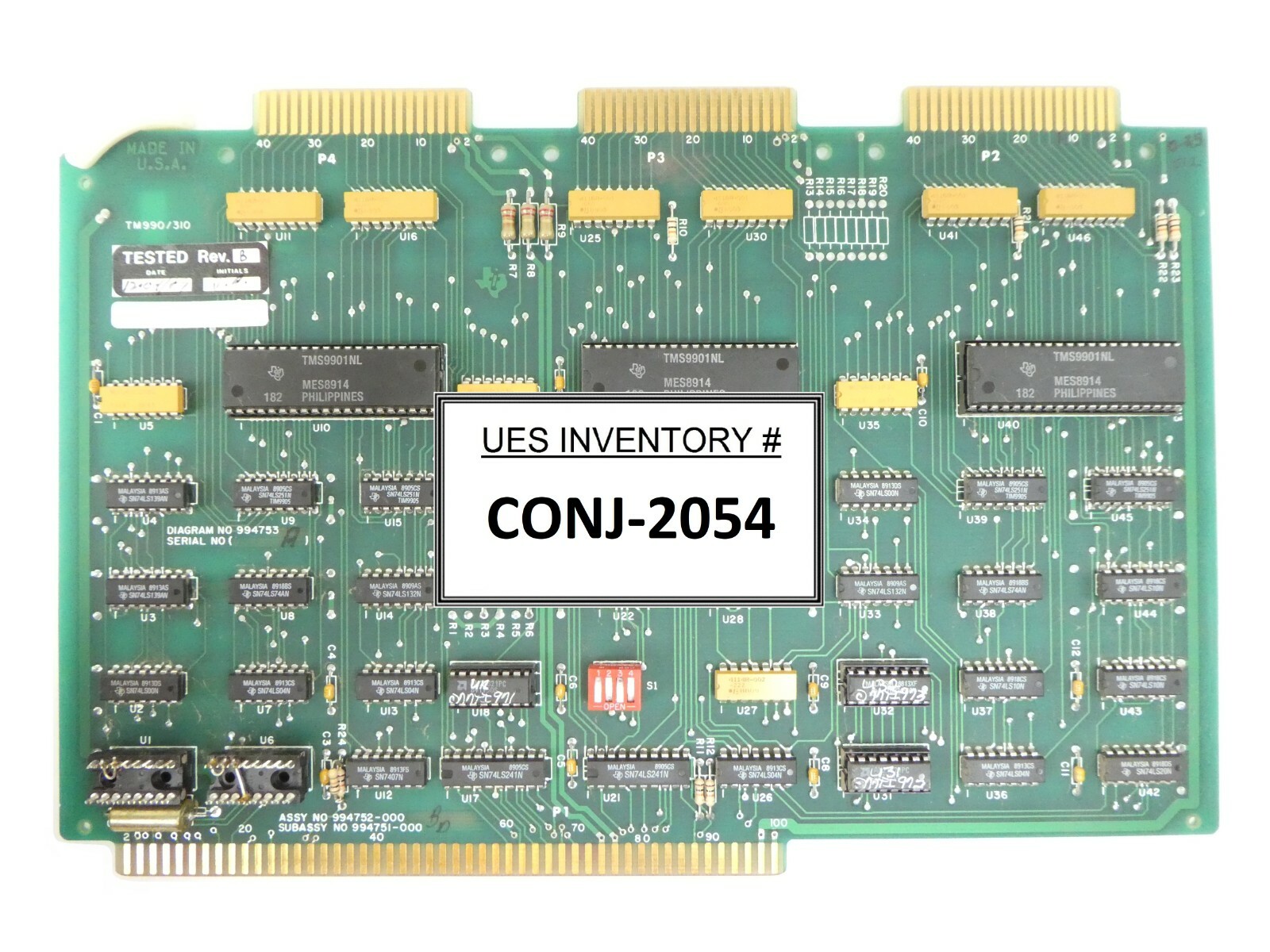 Siemens 994752-000 I/O Module PCB Card TM990/310 Varian VSEA