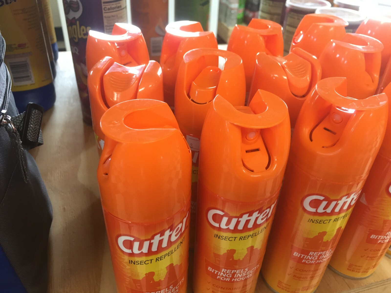 12 Pack Cutter Insect Repellent Aerosol Spray Unscented Deet Mosquitoes 6 OZ Ea.