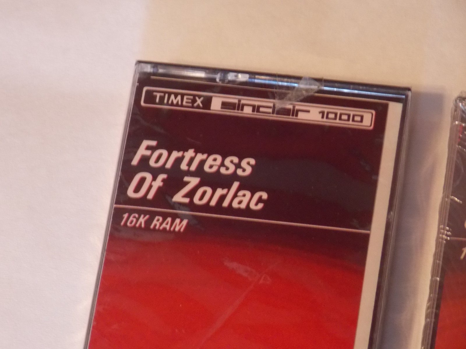 Lot Of 2 Sealed Timex Sinclair 1000 Cassette Games Fortress Of Zorlac & Chess
