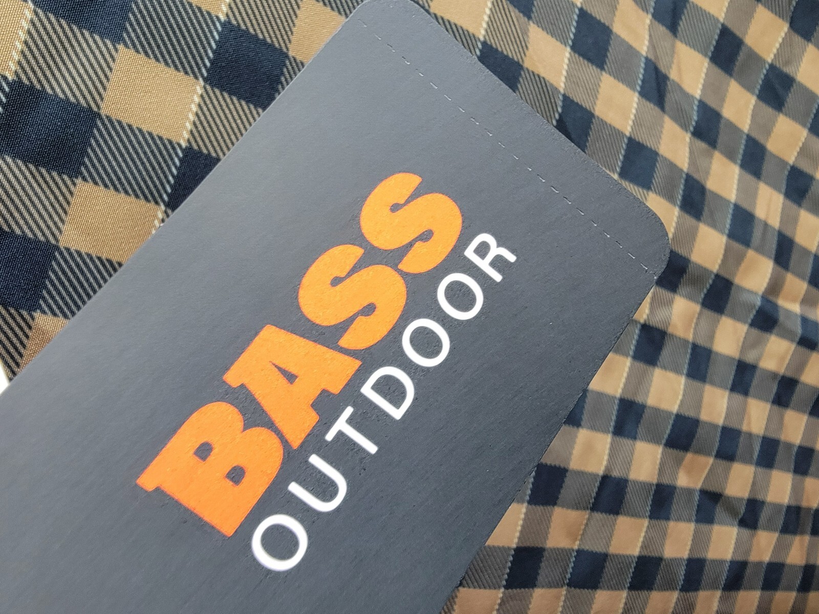 BASS OUTDOOR Cool Plaid Long-Sleeve Shirt Mens S Kelp Small Buffalo Patch Pocket - Picture 18 of 19