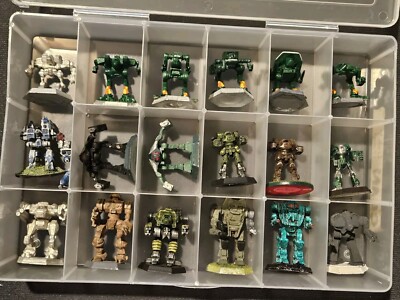 Battletech 18 metal painted clan sculpts from IWM Ral Partha lot