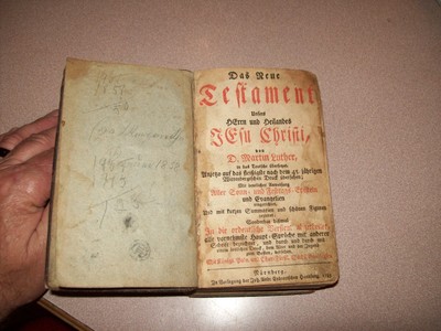 Books Manuscripts Antique German Bible