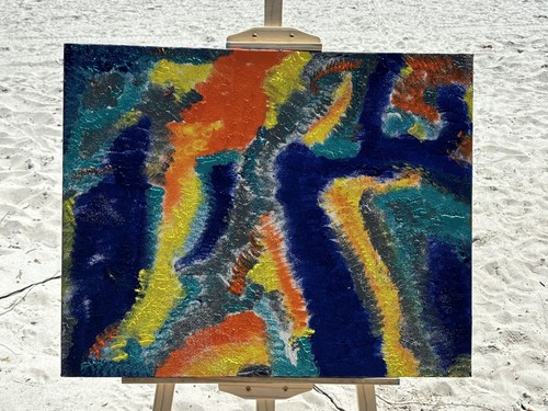 Energy infused painting INSPIRATION -   24" x 30" High Frequency - UNIQUE PIECE