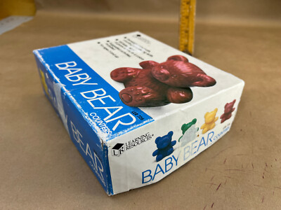 learning resources Baby Bear Counters Vtg Box 1'' Plastic Bears