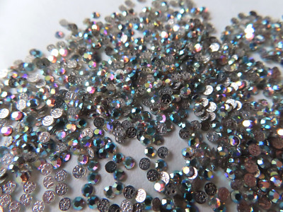 Full package of 1440 genuine Preciosa Hot Fix Flatbacks 6ss Crystal AB