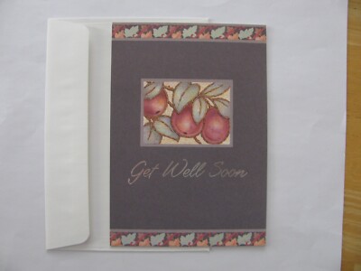 Tender Thoughts Get Well Greeting Card w/Envelope 