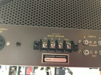 Marantz Model 8 Stereo Vacuum Tube Amp Amplifier In Good Condition With Cage