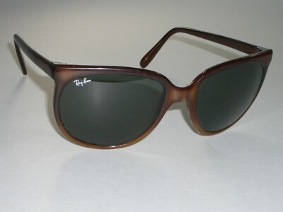 1980's BAUSCH & LOMB RAY-BAN MADE IN FRANCE BROWN G15 CATS