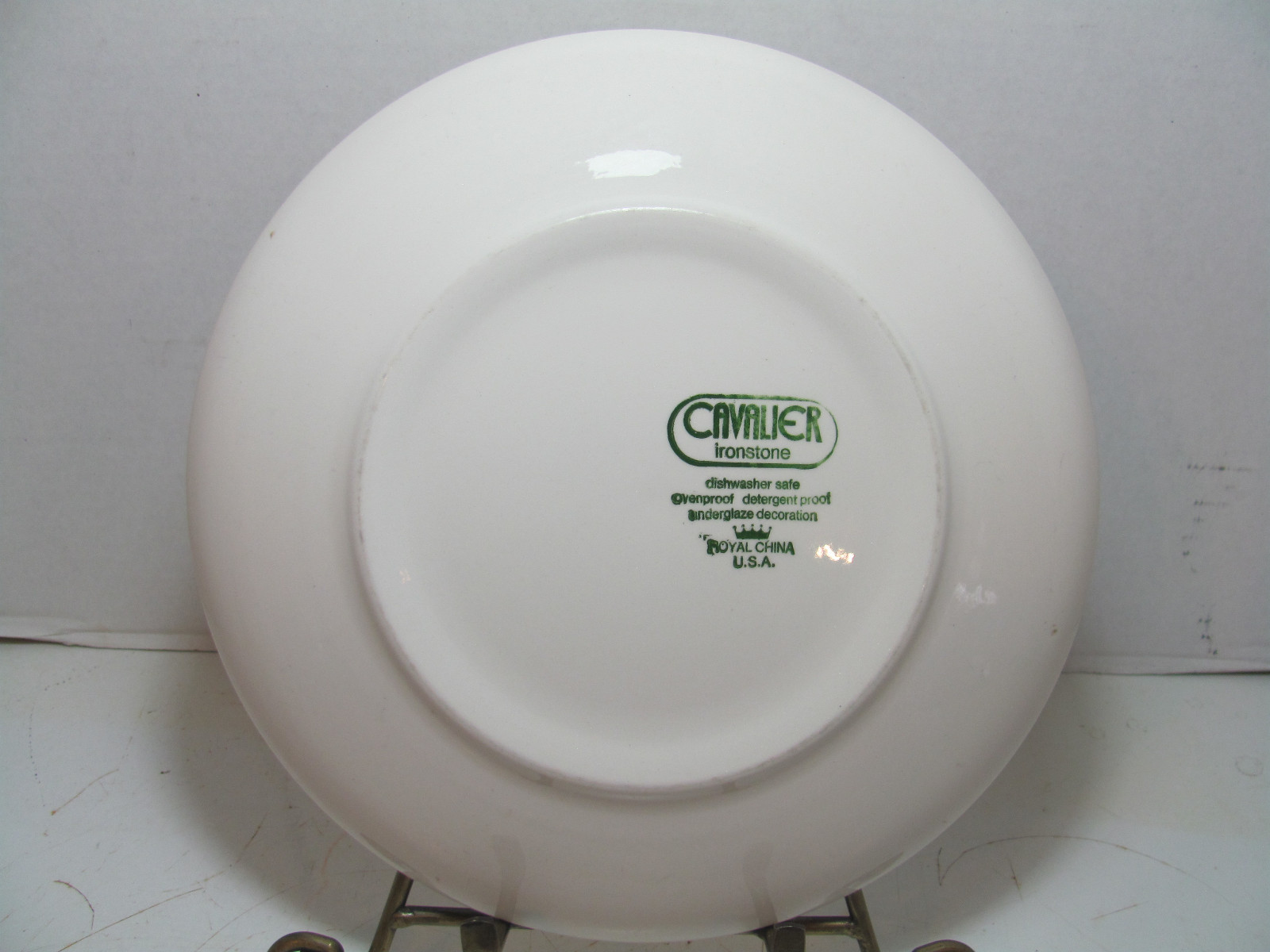 ROYAL CAVALIER IRONSTONE NUTMEG SETOF 4 DINNER PLATES