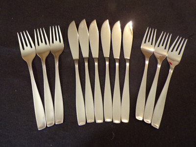 WMF Modell BERLIN Cromargan Fischbesteck 6 Personen 12 Teile TOP-Zustand !