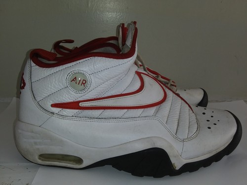 Nike Air Shake Ndestrukt Size 11 White Red 880869-100 OG