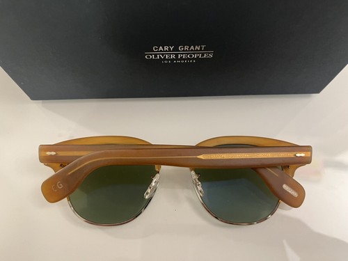 Pre-owned Oliver Peoples Desmon G-15 Polarized Sun 48mm Tuscany Msrp$545 Cumberbatch's Fav In Green
