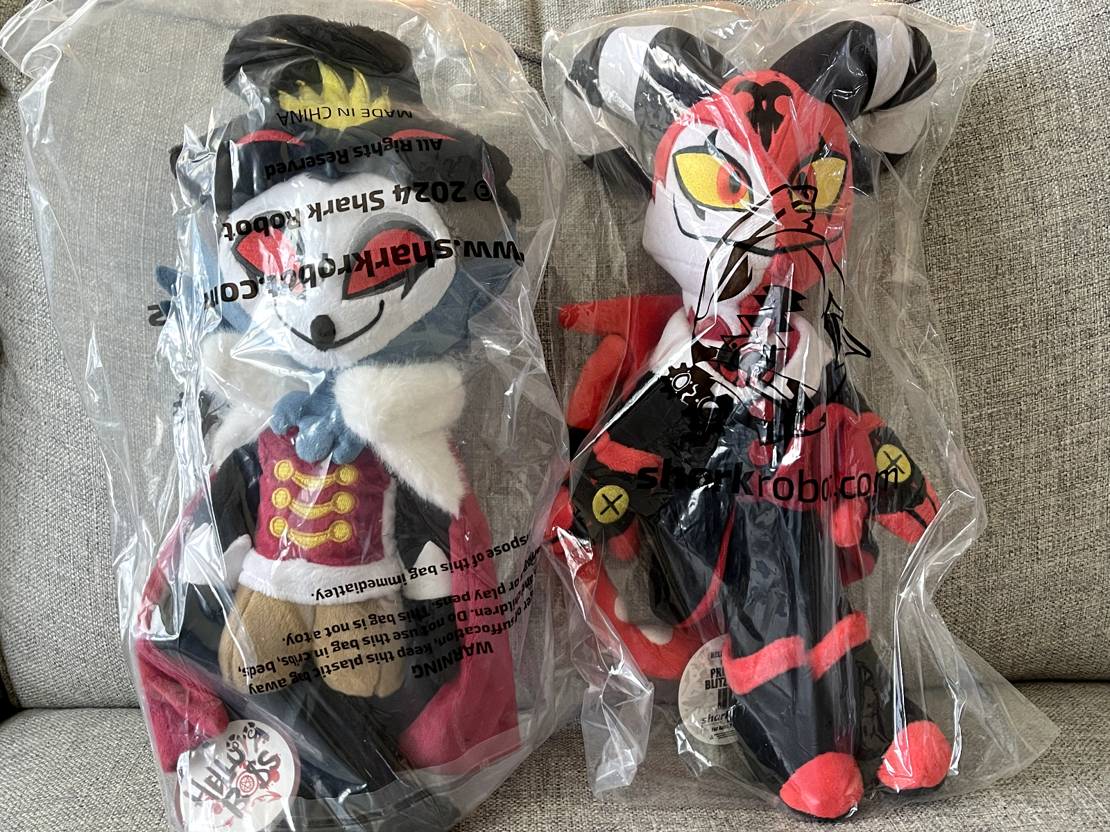 Blitz & Stolas Lot Helluva Boss Premium Plush Plushies