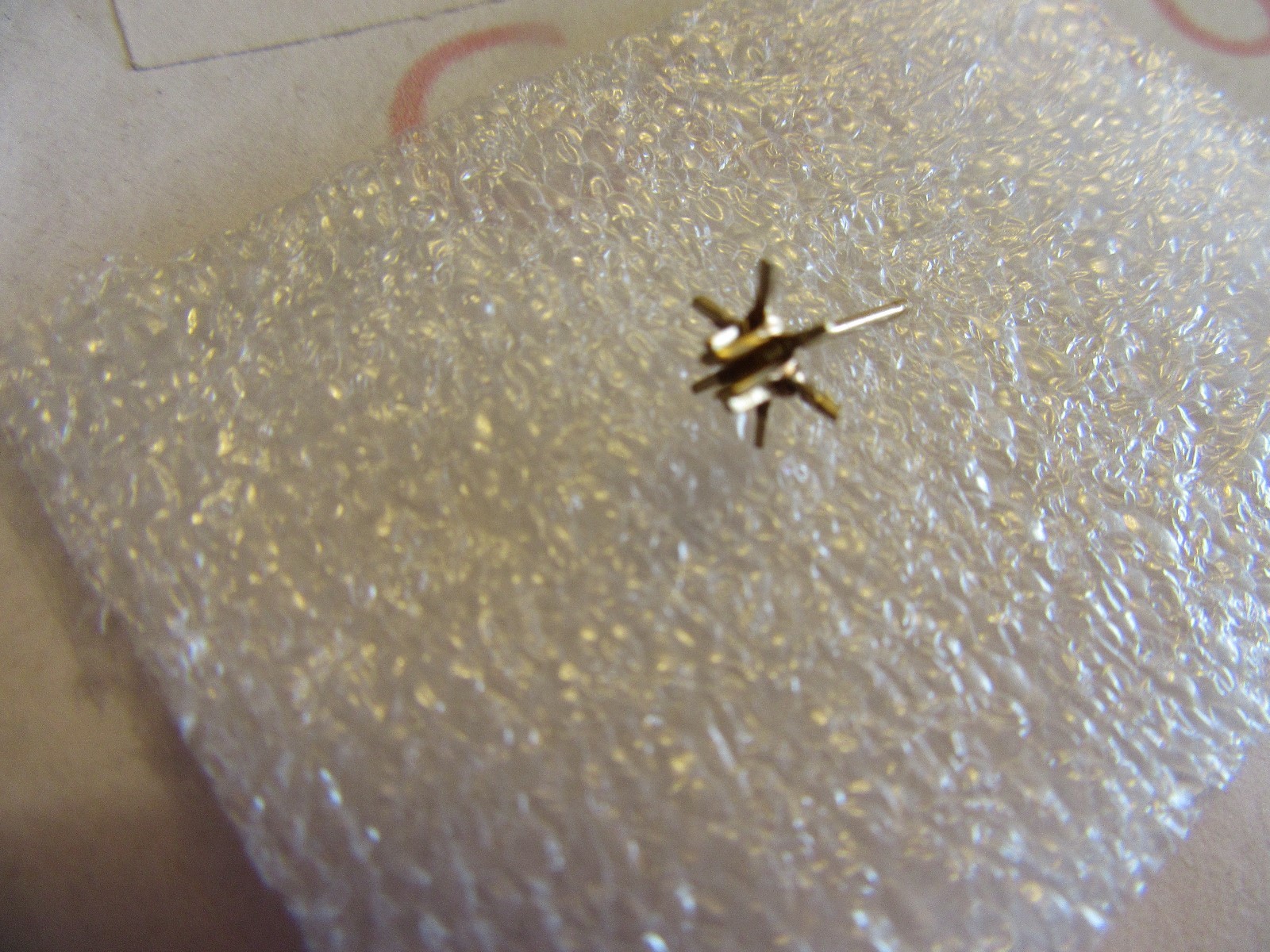 14k 1 Pair Yellow Round 6  Mounting Buttercups Earrings for .03pt Stones. M - 60