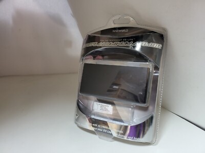 NEW Black Full Housing Case Shell DS LITE W/Screen Protectors #G2