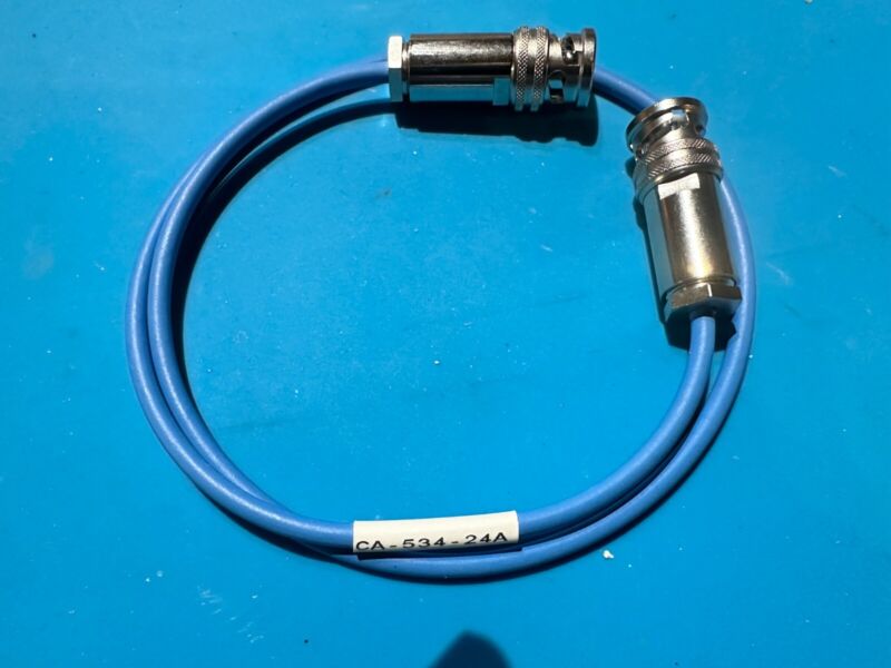 Keithley Ca-534-24/a 61cm (24 In) Male Triax To Male Triax, 100w, Blue Cable